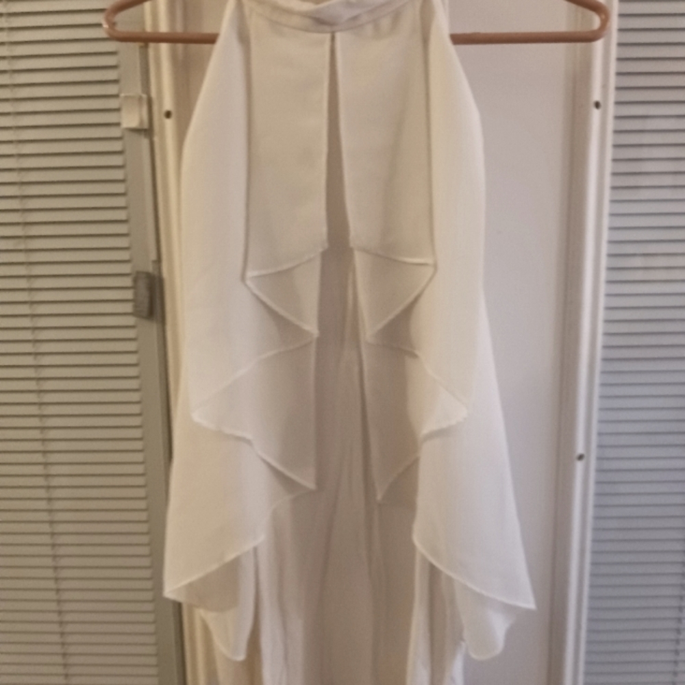 Off White Monroe & Main sleeveless top Sz L